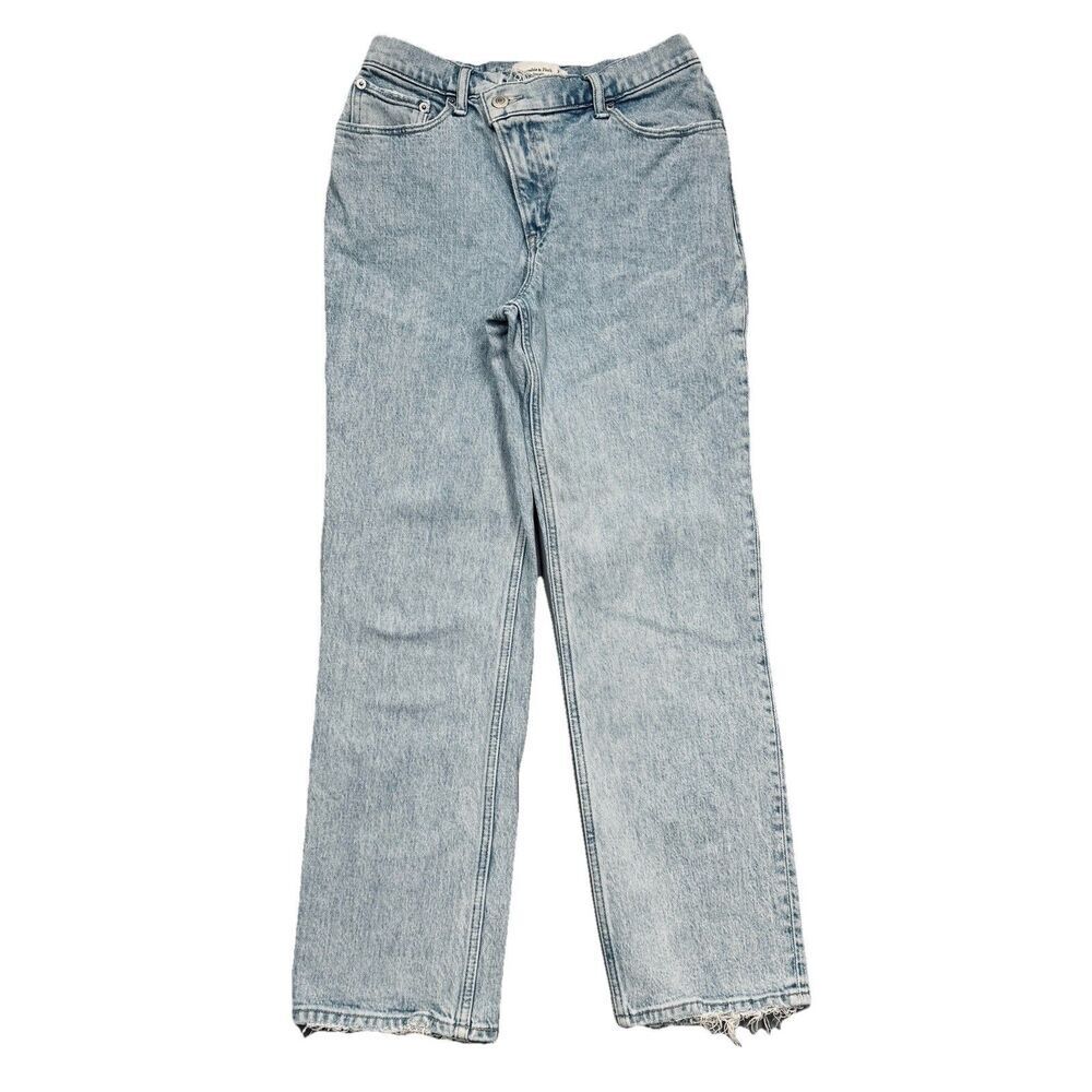 Abercrombie & Fitch 90s Straight Ultra High Rise Jeans 27/4 (26x26.5) Blue Women